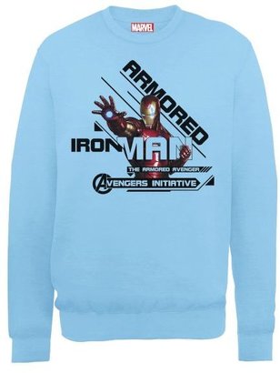 Iron Man Marvel Avengers Assemble Armored Men's Sweatshirt