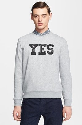 A.P.C. 'Yes' Graphic Crewneck Sweatshirt