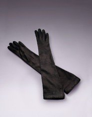 Agent Provocateur Zip Edge Nappa Gloves Black