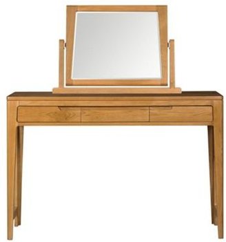 Debenhams Oak finished 'Nord' dressing table with mirror