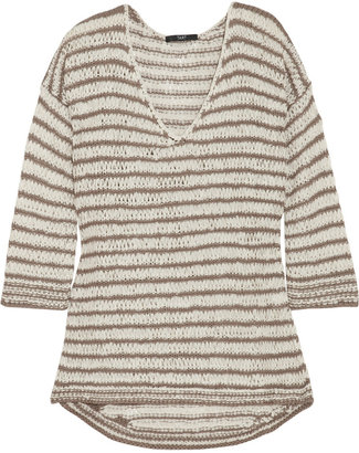 Tart Linnea striped open-knit top
