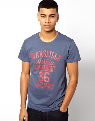 Solid !Solid T-Shirt With Athletic Dept Print