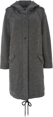 House of Fraser Crea Concept Hooded wool coat
