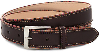Paul Smith Multi-striped leather belt