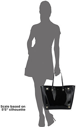Saks Fifth Avenue Furla Exclusively for Daphne Patent- and Matte-Leather Tote