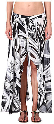 Emilio Pucci Printed silk skirt