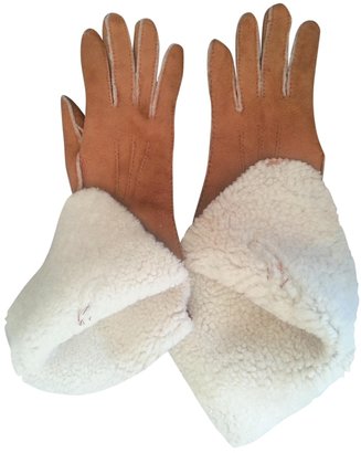 Chanel Brown Gloves