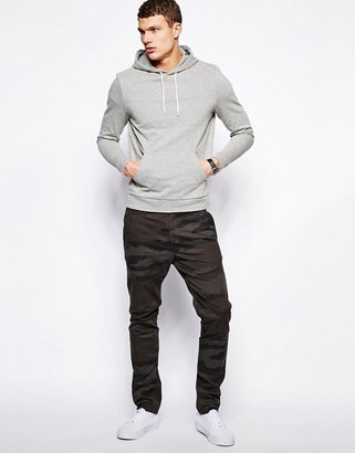 ASOS Skinny Chinos In Overdyed Camo