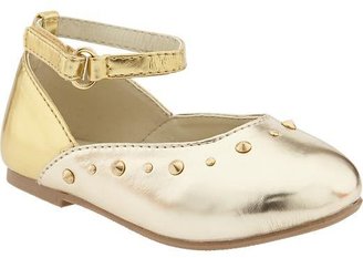 Old Navy Studded-Metallic Ballet Shoes for Baby
