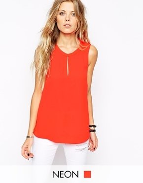 JDY J.D.Y Sleeveless Top - Coral