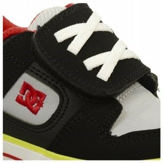 DC Kids' Pure Velcro Faux Lace Sneaker Toddler