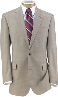 Jos. A. Bank Signature Gold 2-Button Wool Pleated Suit- Tan