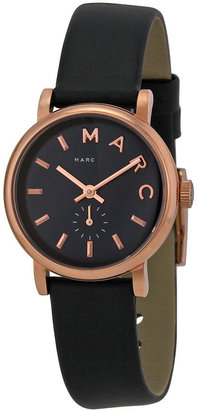 Marc by Marc Jacobs Baker Navy Dial Navy Leather Ladies Watch MBM1331