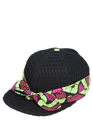 Atelier Vlisco - Net Hat With Printed Scarf