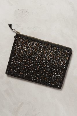 Anthropologie Jeweled Mosaic Pouch