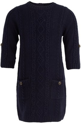 Mayoral Knitted Cable Dress with Pockets