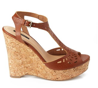 Forever 21 Lasercut Wedge Sandals