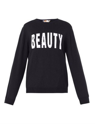 MSGM Beauty-intarsia wool-knit sweater
