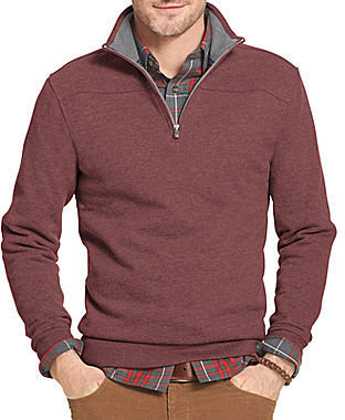 Arrow Sueded Quarter-Zip Fleece Sweater