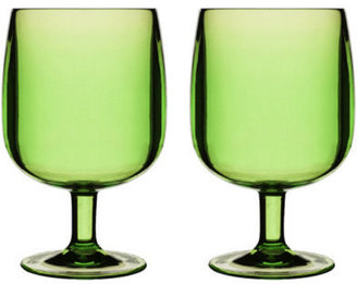 Sagaform Happy Days Glass 2-Pack - Green
