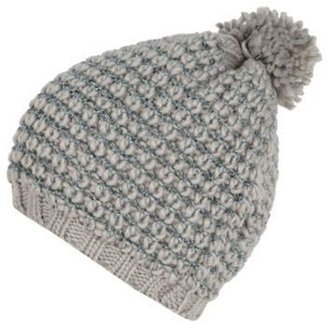 Mantaray Grey boucle knit bobble hat