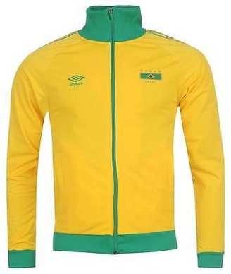 Umbro by Kim Jones 7464 Umbro Mens Brasil Track Jacket Long Sleeve Zipped Football Apparel Top