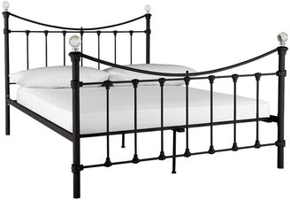 Isabella Collection Metal Bed Frame with Optional Mattress