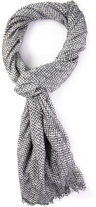 Emporio Armani printed scarf