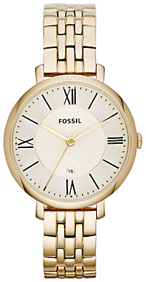 Fossil Women's Jacqueline Round Dial Bracelet Strap Watch