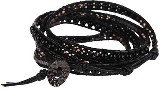Nakamol Black Metallic Wrap Bracelet