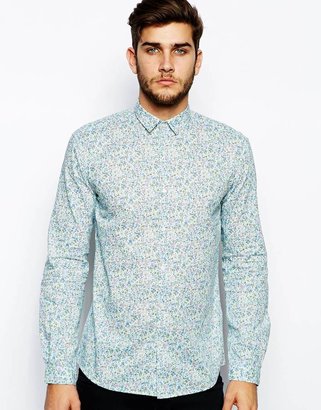 Selected Shirt With Floral Print