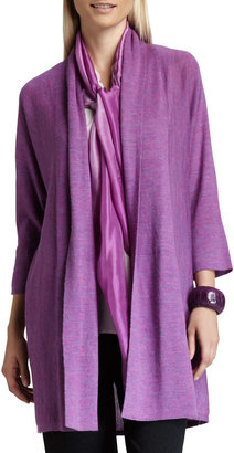 Eileen Fisher Cross-Dyed Cashmere-Blend Wrap