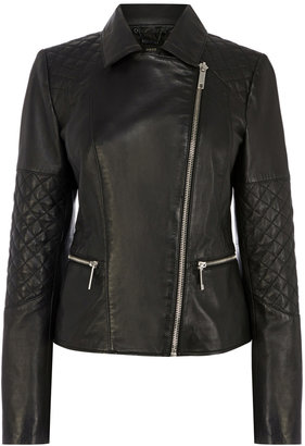 Oasis Amy Quilted Biker Jacket