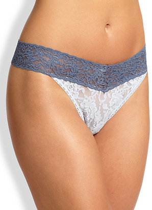Hanky Panky Colorplay Original Mid-Rise Lace Thong