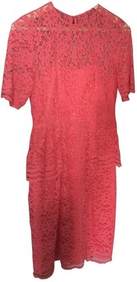 Whistles Pink Viscose Dress