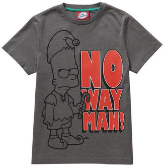 The Simpsons Bart No Way Man T-Shirt