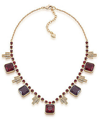 Carolee Berry Chic Geometric Frontal Drop Necklace