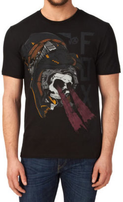 Fox Gatefold  Mens  T-shirt - Black