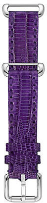 Fendi Ladies Selleria Purple Teju Lizard Watch Strap