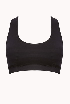 Forever 21 Low Impact - Striped Sports Bra