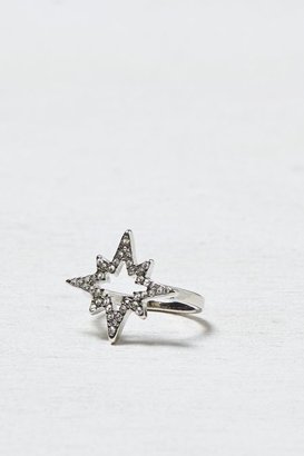 American Eagle Outfitters Mixed Metal Starburst Ring