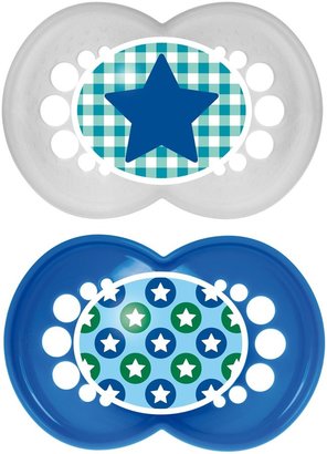 Mam Trends Silicone Pacifier - Blue - 6+ Months - 2 ct