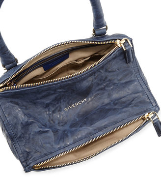 Givenchy Pandora Small Shoulder Leather Shoulder Bag, Blue