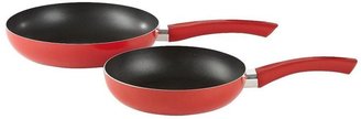 Swan Aluminium Frying Pan Set - Red
