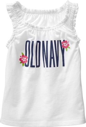 Old Navy Tropical-Logo Tanks for Baby
