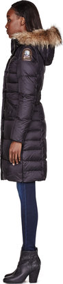 Parajumpers Black Fur-Trimmed Michelle Coat
