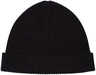 Aquascutum London Felix Ribbed Cashmere Hat, One Size