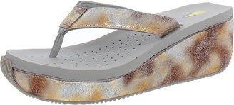 Volatile Women's Frappachino Flip Flop Sandal Wedge