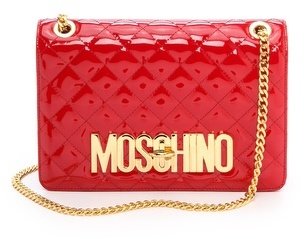 Moschino Patent Leather Shoulder Bag