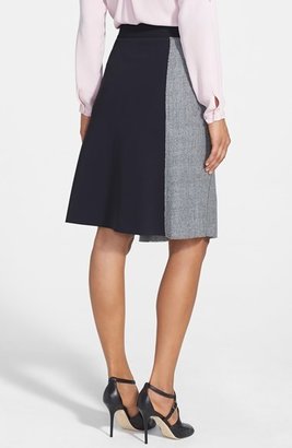 Elie Tahari 'Larissa' Colorblock Tweed Skirt